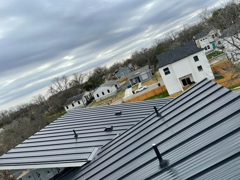 Standing seam metal roof panels with vents for Skylight Repair in Elizabeth